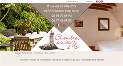 Desktop Screenshot of chambre-pointe-du-raz.com